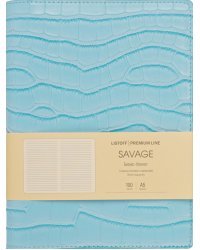 Бизнес-блокнот Savage, голубой, А5, 100 листов, линия