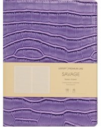 Бизнес-блокнот Savage, сиреневый, А5, 100 листов, линия