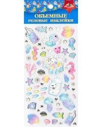 Наклейки объемные гелевые Морская жизнь
