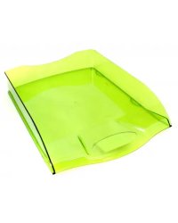 Лоток для бумаг горизонтальный &quot;Премиум&quot;, зелёный (IT806Gr)