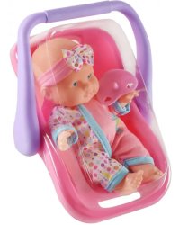 Пупс с бутылочкой в переноске