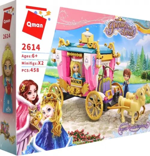 Конструктор Карета принцессы, 458 деталей Конструктор Карета принцессы, 458 деталей
