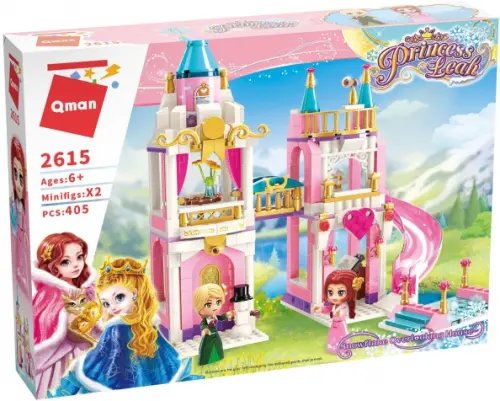 Конструктор Замок принцессы, 405 деталей
