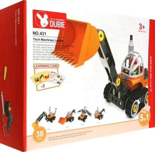 Конструктор Собери сам. Строительная техника, 5 в 1