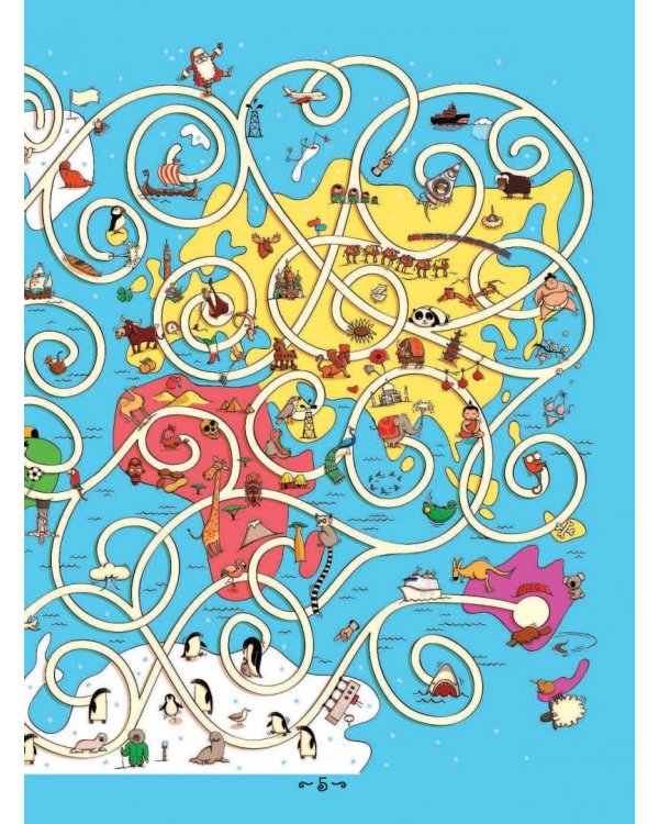 Атлас мира. Большая книга лабиринтов