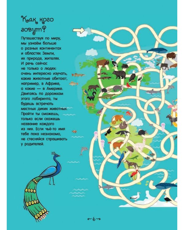 Атлас мира. Большая книга лабиринтов