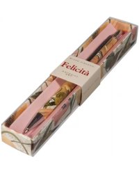 Ручка шариковая автоматическая Felicita. Цветочная страсть, синяя