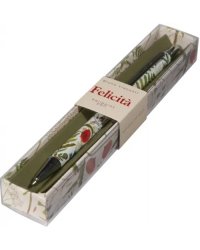 Ручка шариковая автоматическая Felicita. Луговые травы, синяя