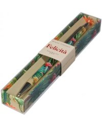Ручка шариковая автоматическая Felicita. Кактусовый рай, синяя