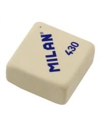 Ластик синтетический Milan, квадратный, белый (MI-430)