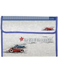 Папка-конверт на кнопке Cars, А4
