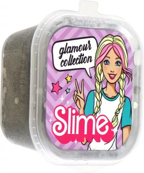 Slime Slime Glamour collection, серебряный с блестками