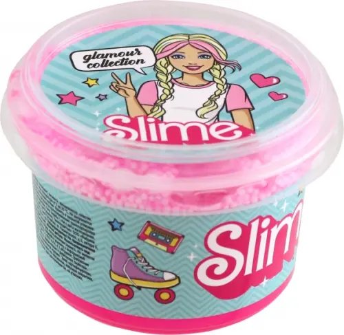 Slime Slime Glamour collection crunch, розовый
