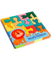 Детский развивающий деревянный конструктор. Собери по частям