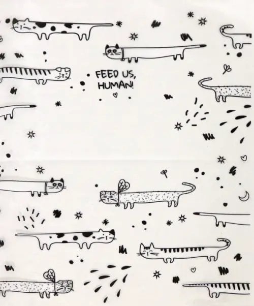 Обложка для тетрадей Обложка для тетради А5,Feed us (N2688)