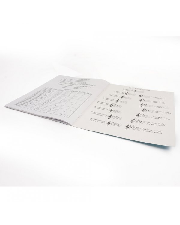 Тетрадь для нот Чебурашка, 16 листов, А5