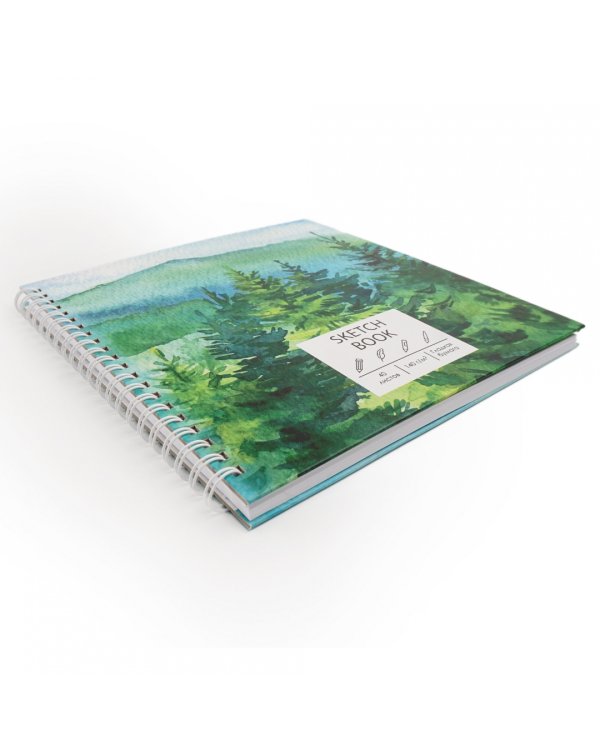 Скетчбук Акварельный пейзаж, 40 листов