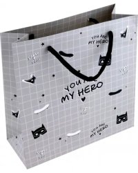 Пакет подарочный Skate, серый