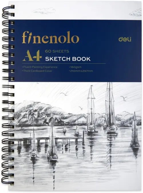 Альбом для графики Finenolo, А4, 60 листов