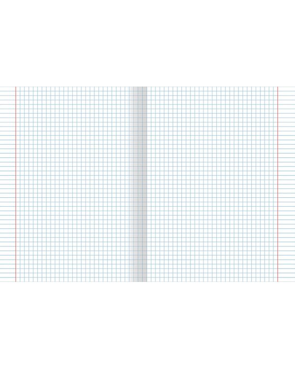 Тетрадь Фантастические цветы, А5, 48 листов, клетка