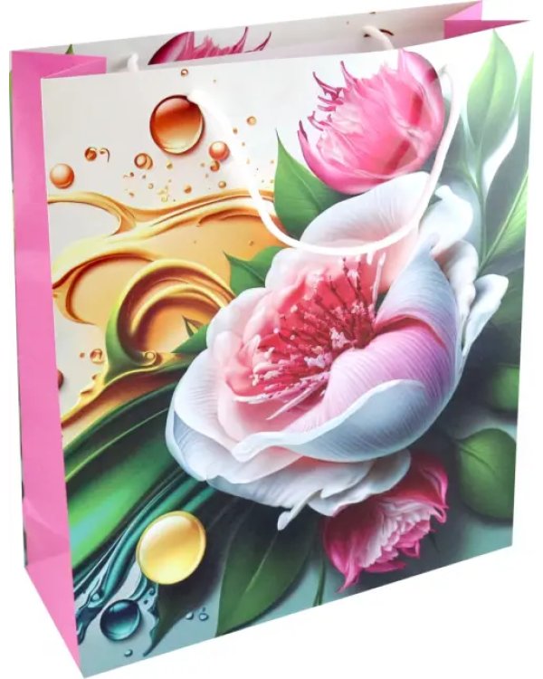 Дополнительное изображение книги «Пакет бумажный Flowers»