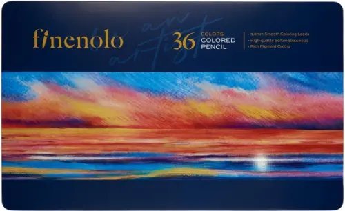 Карандаши цветные Finenolo, 36 цветов Карандаши цветные Finenolo, 36 цветов