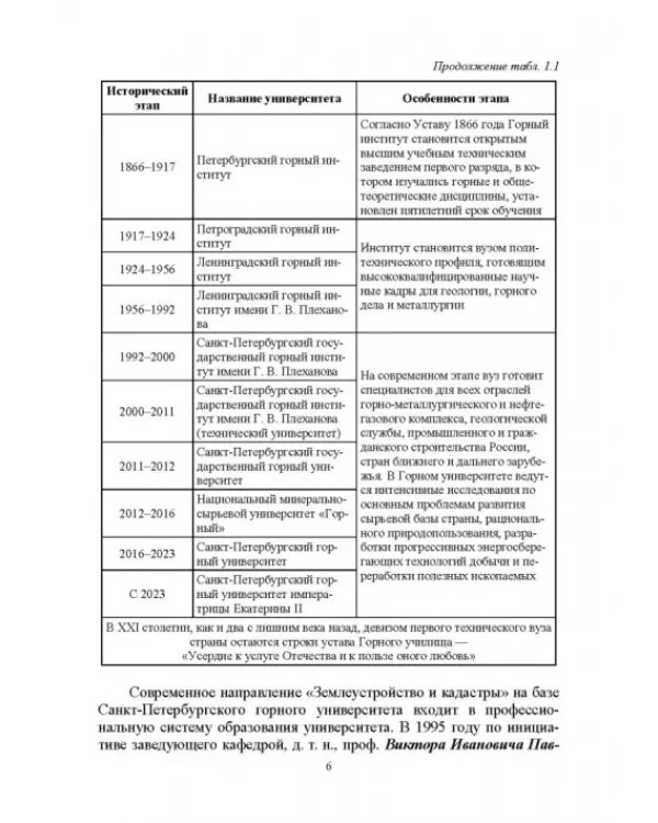 Введение в специальность «Землеустройство и кадастры». Учебное пособие для вузов