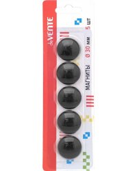 Магнит для офисной доски, 5 штук, черный