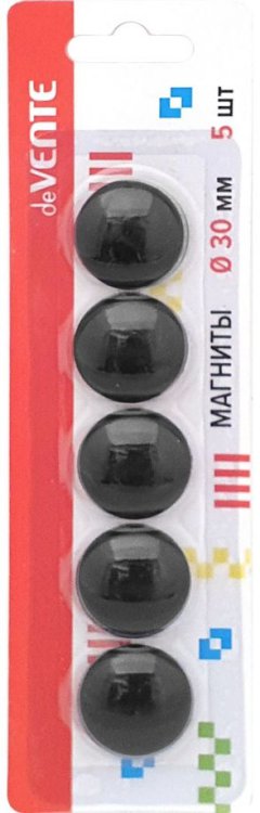 Магниты для досок Магнит для офисной доски, 5 штук, черный