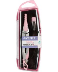 Готовальня 2 предмета Pastel, розовый