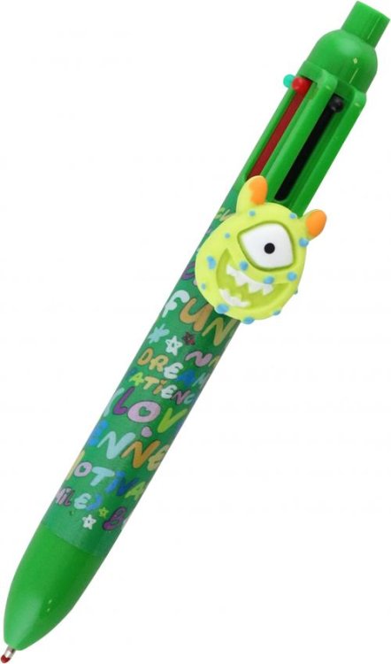 Ручки шариковые автоматические Ручка шариковая автоматическая Cartoon Rotate, 6-ти цветная, в ассортименте