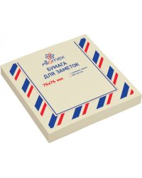 Блок для записи самоклеящийся, 100 листов, желтый