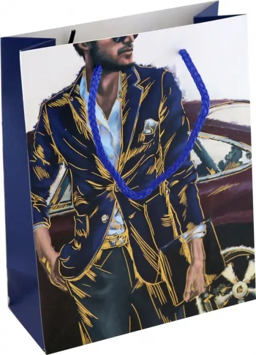 Пакеты подарочные Пакет подарочный Men, в ассортименте