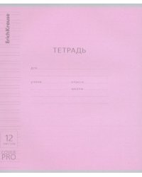 Тетрадь Классика CoverPrо, А5+, 12 листов, узкая линейка, с пластиковой обложкой, в ассортименте