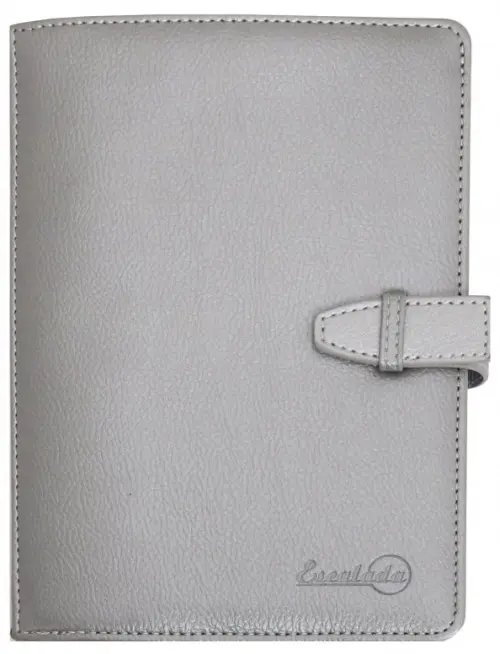 Ежедневник-органайзер недатированный Наппа, серебряный