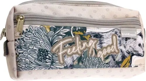 Пенал квадро Natural Life, 2 отделения Пенал квадро Natural Life, 2 отделения