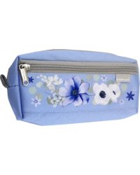 Пенал квадро Pastel Bloom. Light Blue, 2 отделения