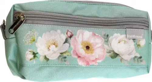 Пенал квадро Pastel Bloom. Minty, 2 отделения