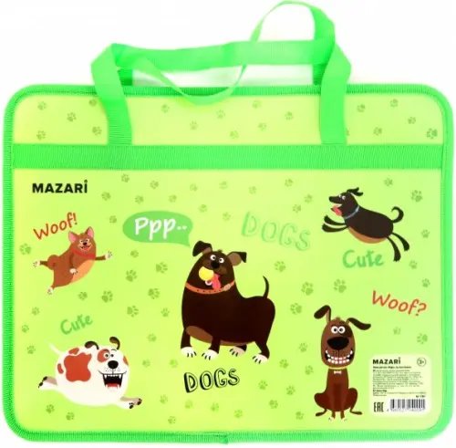 Папка детская Dogs, А4, с ручками
