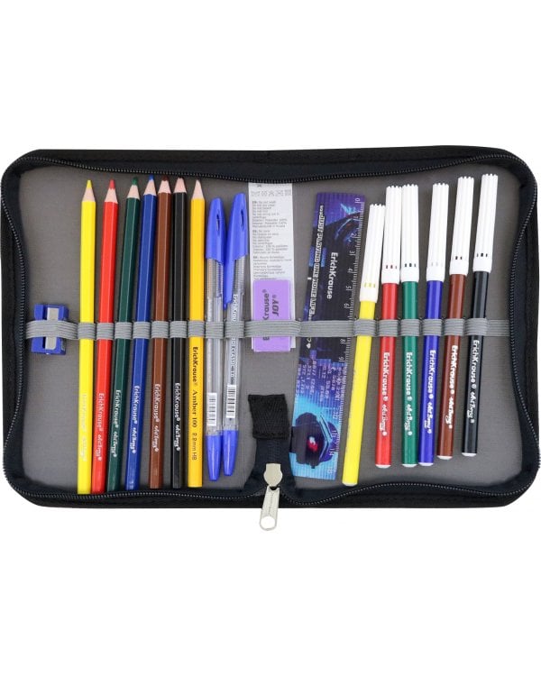 Пенал-книжка Cyber Game, с наполнением