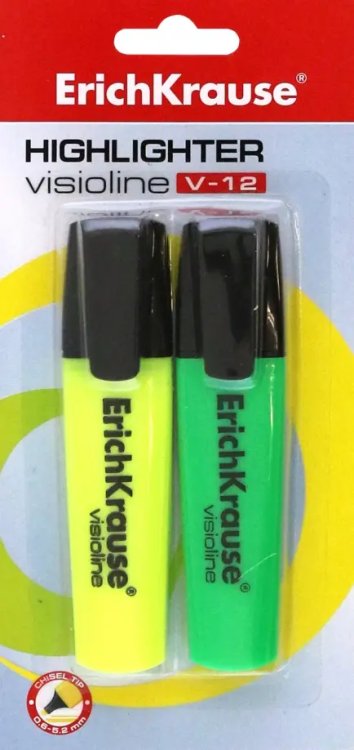 Набор текстмаркеров Visioline V-12 Neon, 2 цвета Набор текстмаркеров Visioline V-12 Neon, 2 цвета