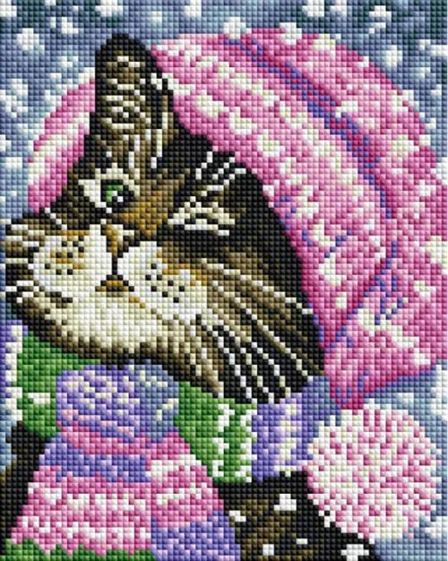 Алмазная мозаика Алмазная мозаика на холсте. Моя новая шляпа