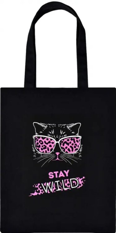 Сумка-шоппер Стильная киса Сумка-шоппер Стильная киса