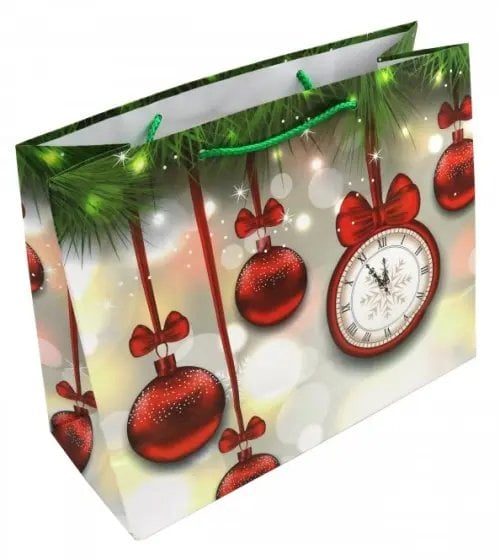 Новогодние подарочные пакеты Пакет новогодний ламинированный