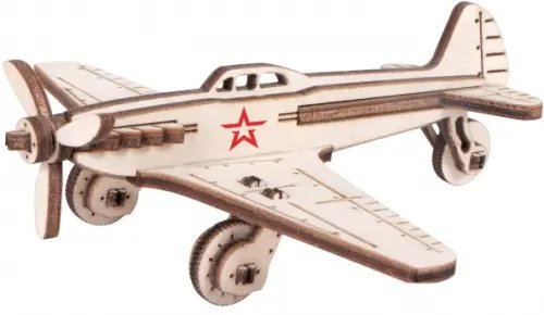 Конструктор деревянный Самолет Бомбардировщик Конструктор деревянный Самолет Бомбардировщик