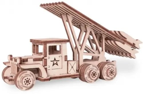 Конструктор деревянный Грузовик Ракета Катюша Конструктор деревянный Грузовик Ракета Катюша