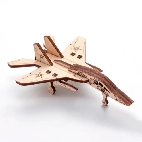 Деревянный конструктор, сборная модель Истребитель Деревянный конструктор, сборная модель Истребитель