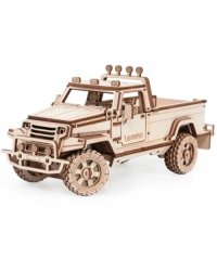 Сборная модель из дерева Внедорожник Кондор с прицепом