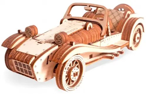 Сборная модель из дерева Автомобиль Родстер