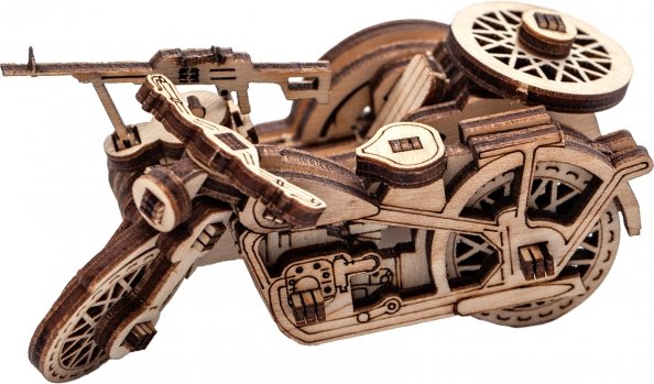 Деревянный конструктор, сборная модель Мотоцикл М72 Деревянный конструктор, сборная модель Мотоцикл М72